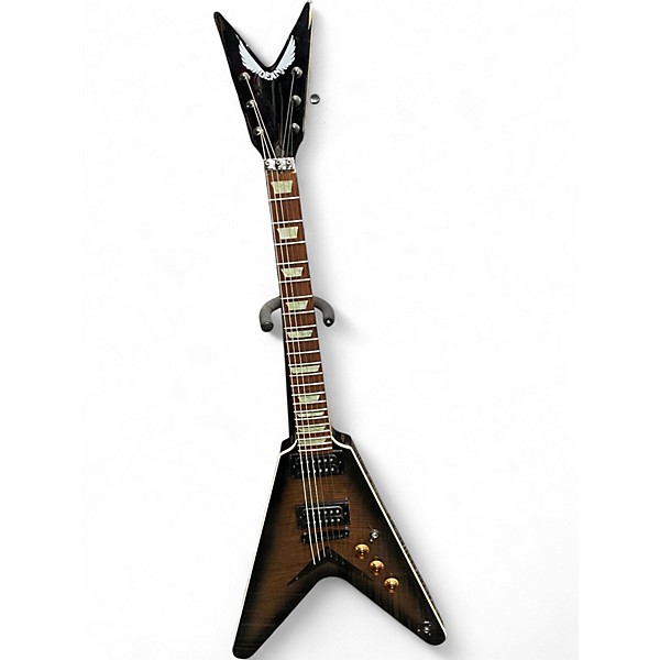 Used Dean 79 Series V Trans Brown Solid Body Electric Guitar