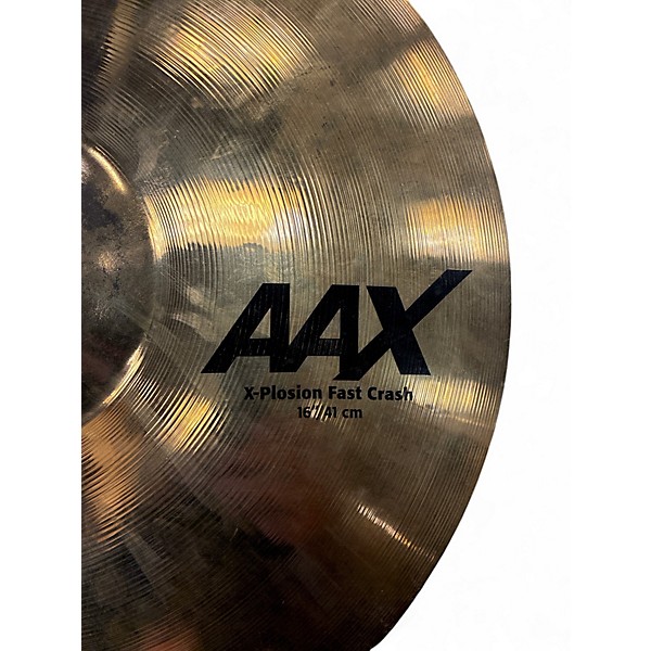 Used SABIAN 16in AAX X-PLOSION FAST CRASH Cymbal