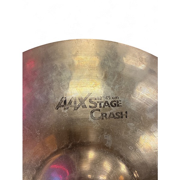 Used SABIAN 18in AAX Stage Crash Cymbal