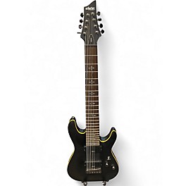 Used Schecter Guitar Research DEMON 8 Black Solid Body Electric Guitar