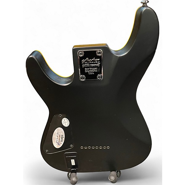 Used Schecter Guitar Research DEMON 8 Black Solid Body Electric Guitar