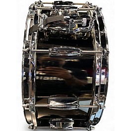 Used Gretsch Drums 6.5X14 Taylor Hawkins Designed Snare BLACK NICKELOVER STEEL Drum