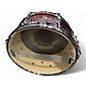 Used Ludwig 14in Backbeat Snare RED SPARKLE Drum