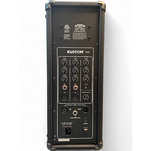 Used Kustom PA PA-50 Powered Speaker