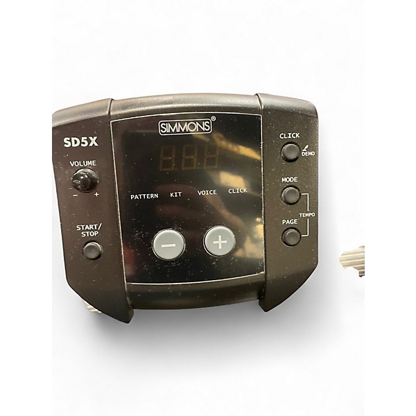 Used Simmons SD5X Electric Drum Set