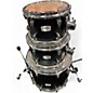 Used Yamaha 4 Piece Tour Custom Licorice Satin Drum Kit