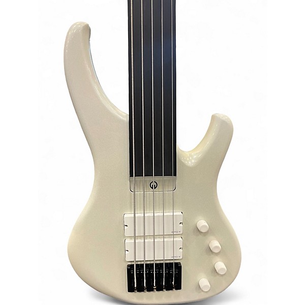 Used 2024 G. Gould GGI5 FRETLESS WHITE Electric Bass Guitar