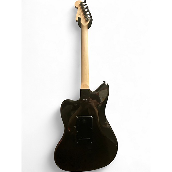 Used Squier affinity jazzmaster Metallic Black Solid Body Electric Guitar