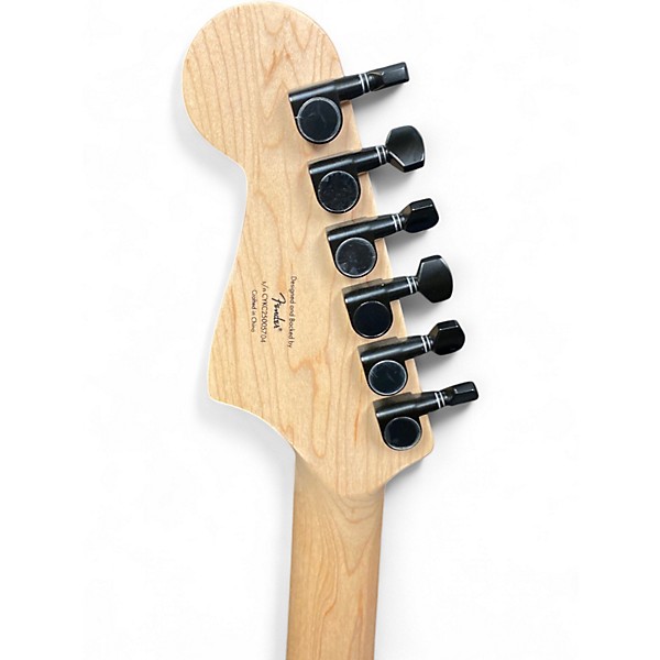 Used Squier affinity jazzmaster Metallic Black Solid Body Electric Guitar