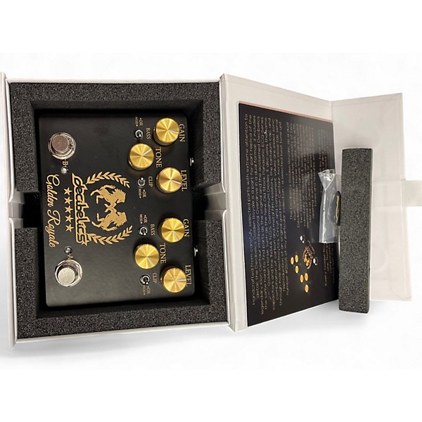 Used Decibelics golden horse Effect Pedal