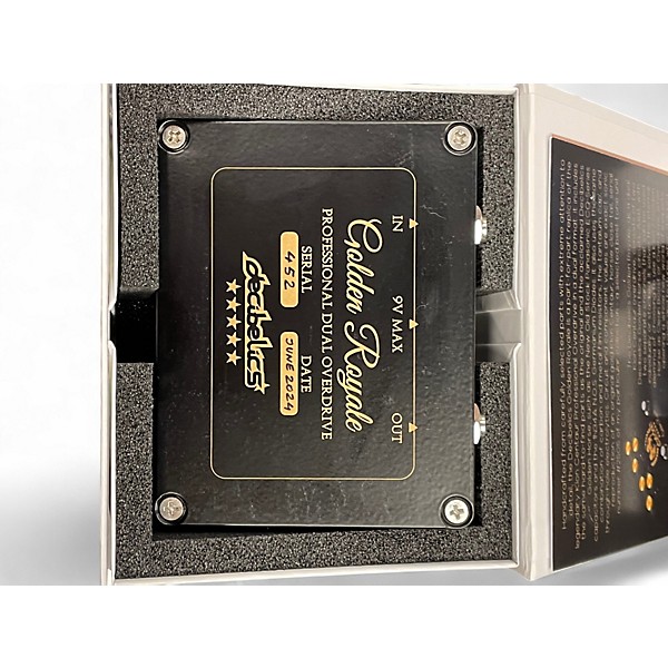 Used Decibelics golden horse Effect Pedal