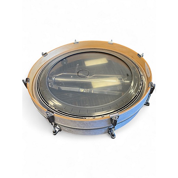 Used DW 4 Piece LOW PRO Pearl White Drum Kit