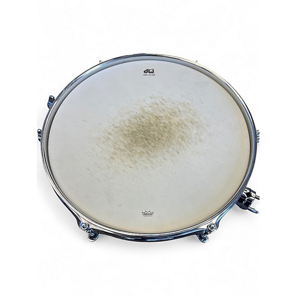 Used DW 4 Piece LOW PRO Pearl White Drum Kit