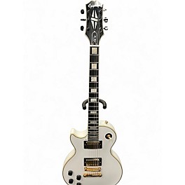 Used Epiphone Les Paul Custom Left Handed Alpine White Electric Guitar