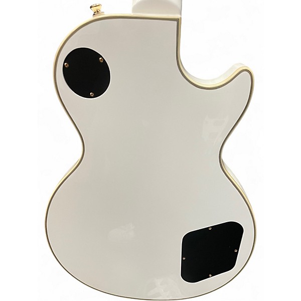 Used Epiphone Les Paul Custom Left Handed Alpine White Electric Guitar