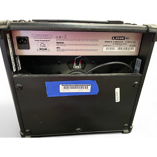 Used Line 6 Spider IV 15W 1X8 Guitar Combo Amp