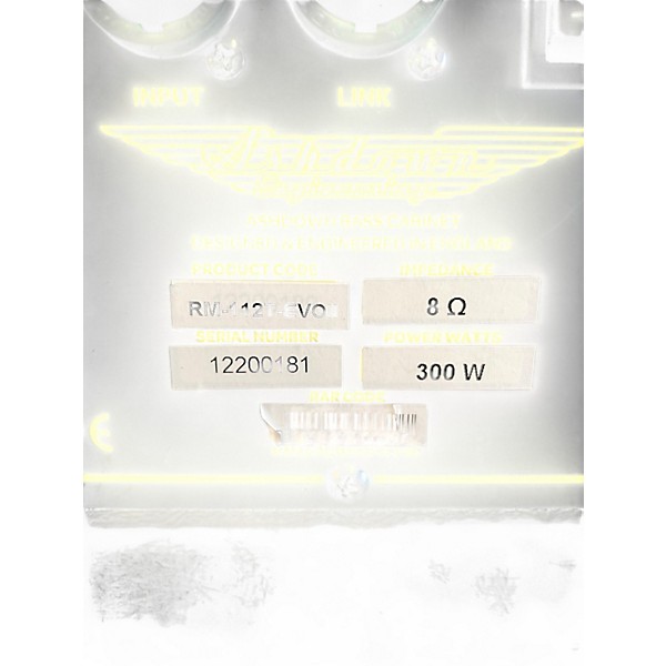 Used Ashdown RRM112T Bass Cabinet