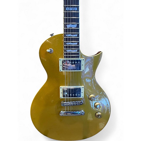 Used ESP LTD EC256 Gold Solid Body Electric Guitar