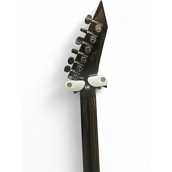 Used ESP E-II Arrow Neck Thru Black Solid Body Electric Guitar