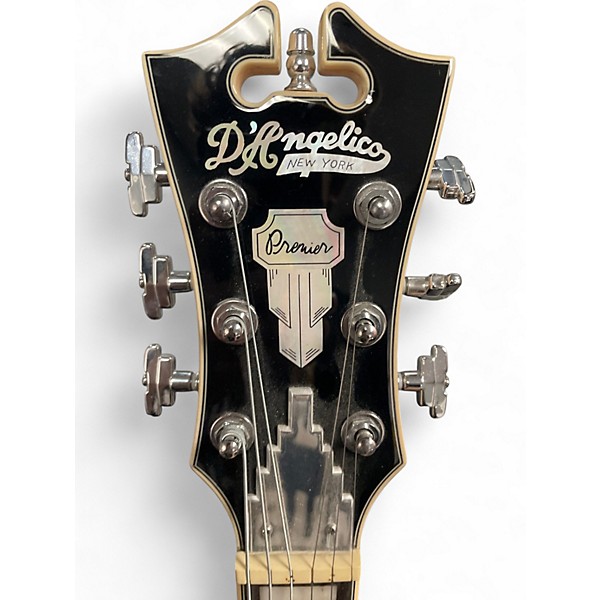 Used D'Angelico premiere bedford sh Fiesta Red Solid Body Electric Guitar