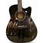 Used Yamaha FX335C Black Acoustic Electric Guitar