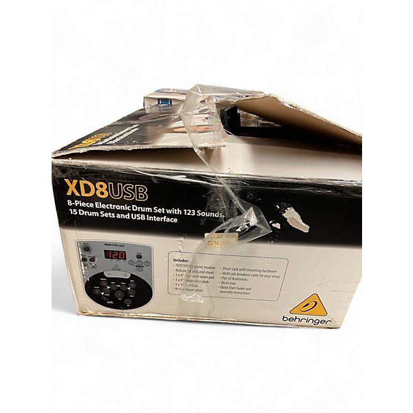 Used Behringer XD8USB 8 PIECE ELECTRONIC DRUM SET Electric Drum Set