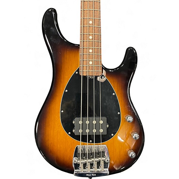 Used Ernie Ball Music Man Sterling USA 4H Tobacco Sunburst Electric Bass Guitar