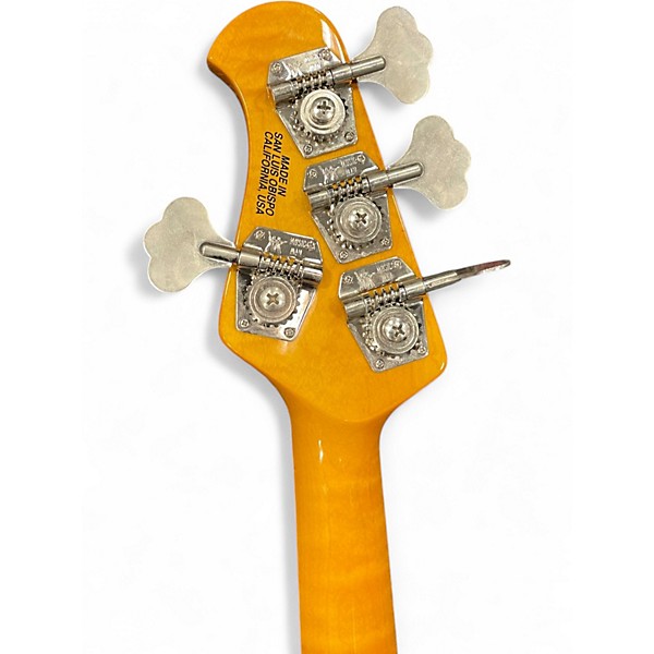 Used Ernie Ball Music Man Sterling USA 4H Tobacco Sunburst Electric Bass Guitar