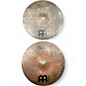 Used MEINL 14in Byzance Dark Hi Hat Pair Cymbal thumbnail