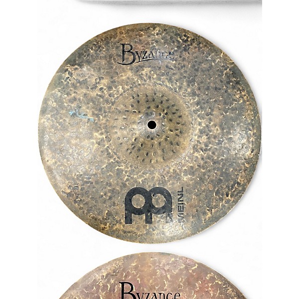 Used MEINL 14in Byzance Dark Hi Hat Pair Cymbal
