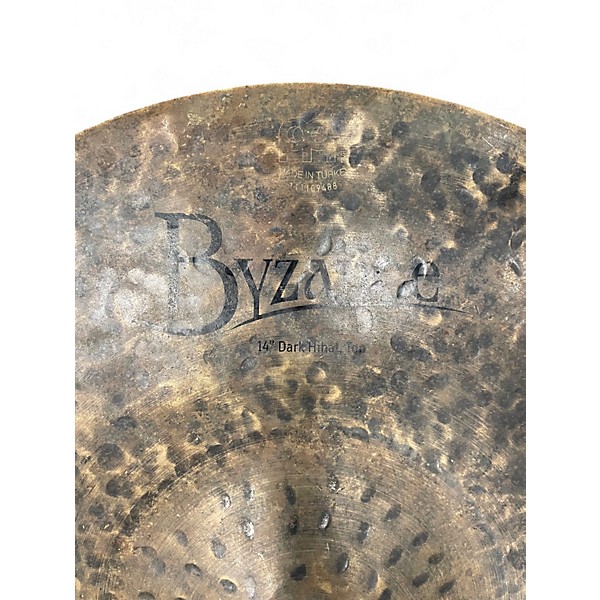 Used MEINL 14in Byzance Dark Hi Hat Pair Cymbal