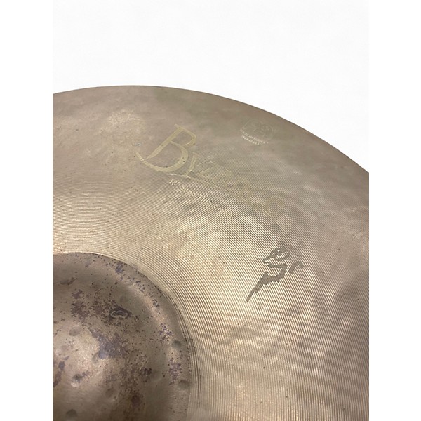 Used MEINL 18in Byzance Vintage Series Benny Greb Sand Thin Crash Cymbal