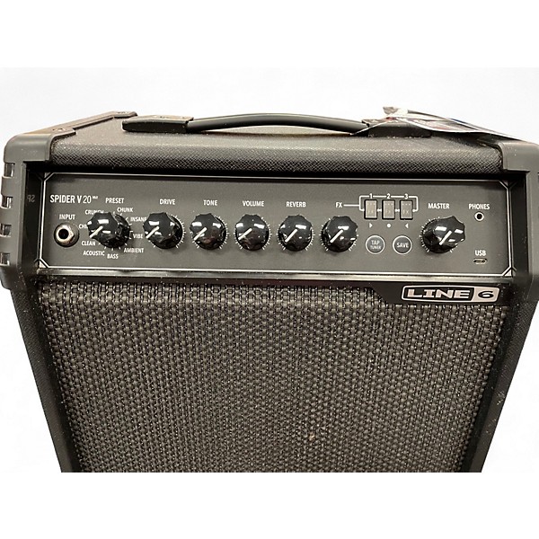 Used Line 6 Spider V 20 MkII 20w 1x8 Guitar Combo Amp