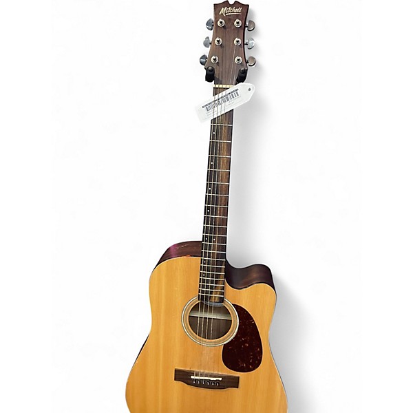 Used Mitchell T331CE Natural Acoustic Electric Guitar