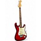 Used 1995 Fender MIJ Floyd Rose Stratocaster HSS Trans Red Burst Solid Body Electric Guitar thumbnail