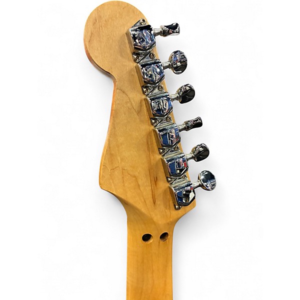 Used 1995 Fender MIJ Floyd Rose Stratocaster HSS Trans Red Burst Solid Body Electric Guitar