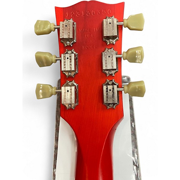 Used 2013 Gibson LES PAUL JR Cherry Solid Body Electric Guitar