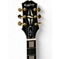 Used Epiphone Les Paul Black Back Cream Solid Body Electric Guitar