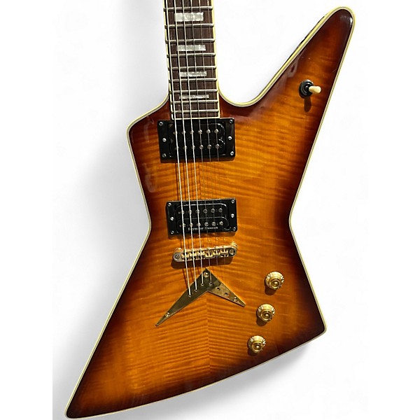 Used Dean ZX Trans Brazillia Solid Body Electric Guitar