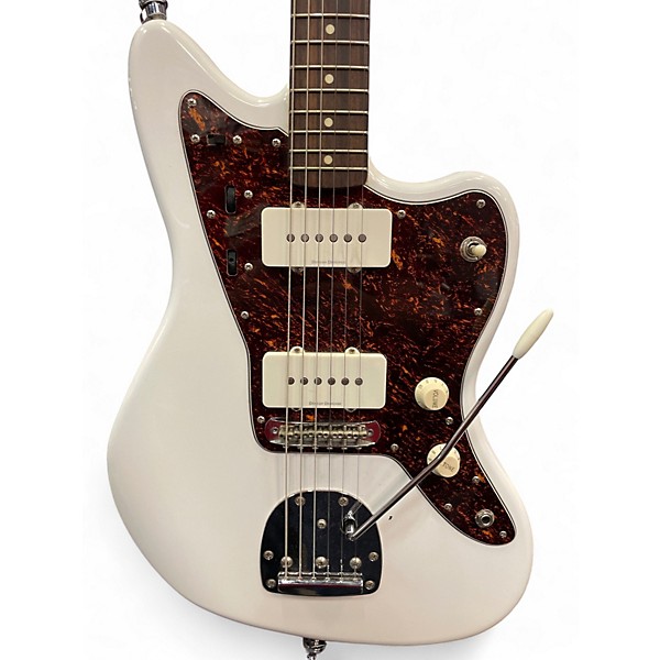 Used Squier Vintage Modified Jazzmaster Olympic White Solid Body Electric Guitar