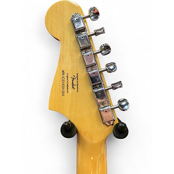 Used Squier Vintage Modified Jazzmaster Olympic White Solid Body Electric Guitar