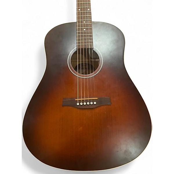 Used Seagull S6 Antique Burst Acoustic Guitar