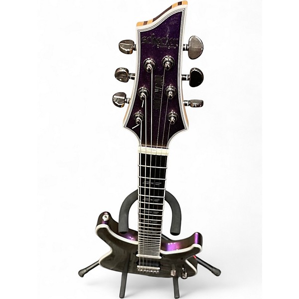 Used Schecter C-1 SLS Hollywood Edition Supernova Metallic Solid Body Electric Guitar