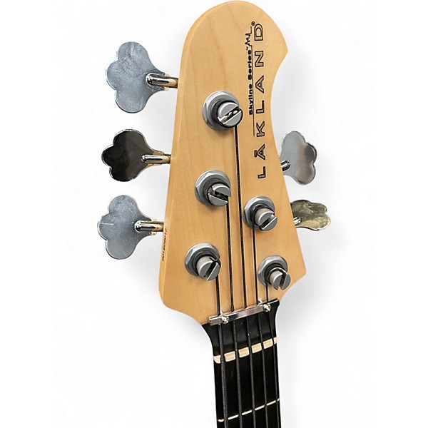 Used Lakland 55-02 Skyline Series 5 String Black Electric Bass Guitar