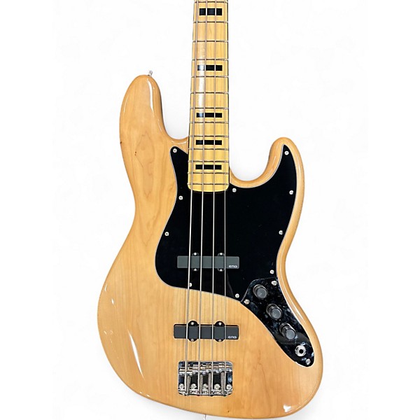 Used 2025 Squier Classic Vibe 70s Jazz Bass Natural Electric Bass Guitar