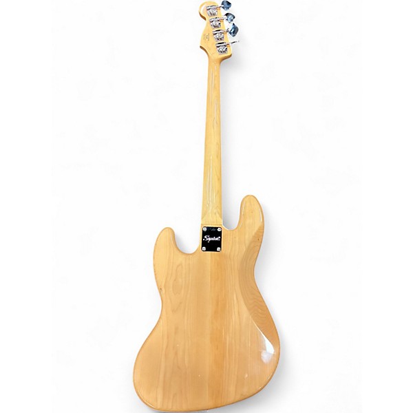 Used 2025 Squier Classic Vibe 70s Jazz Bass Natural Electric Bass Guitar