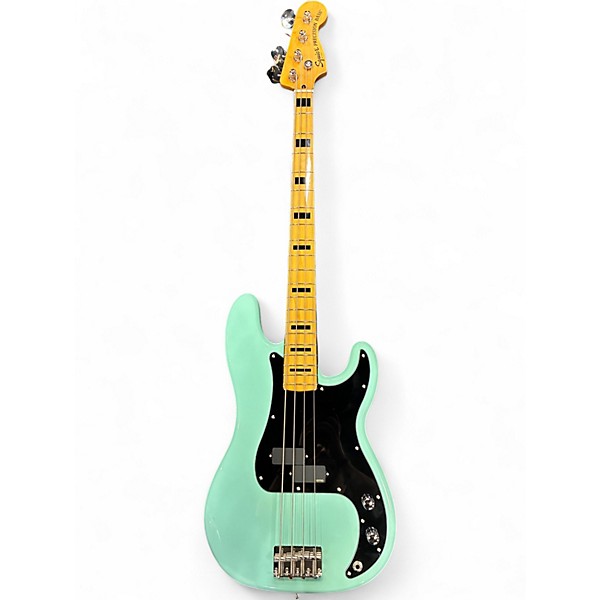 Used Squier FSR Classic Vibe 70's Precision Bass Surf Green Electric Bass Guitar
