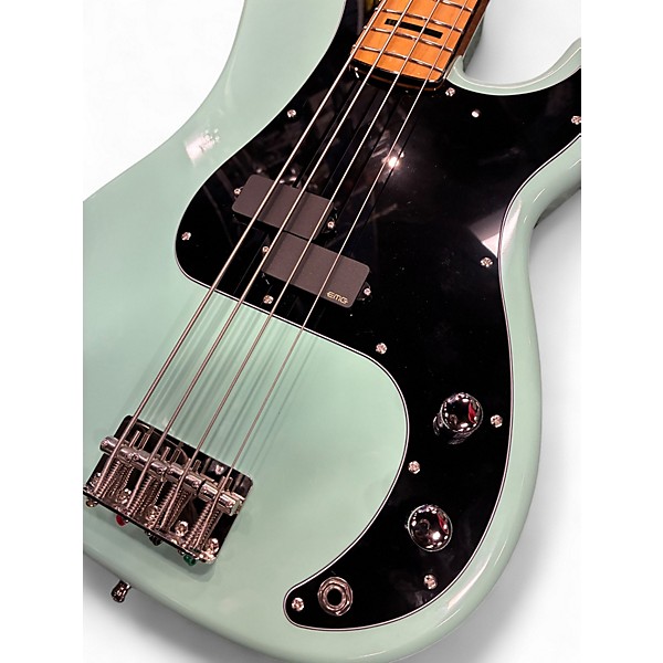 Used Squier FSR Classic Vibe 70's Precision Bass Surf Green Electric Bass Guitar