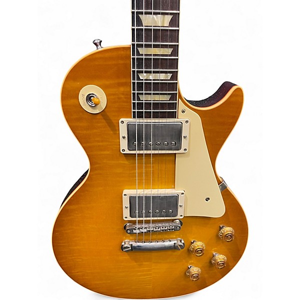 Used Gibson Custom Shop M2M 59 Les Paul Standard CC1 Vos NH Butterscotch Solid Body Electric Guitar