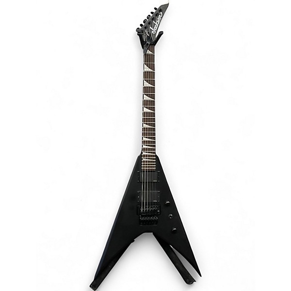Used Jackson King V KVXMG Satin Black Solid Body Electric Guitar